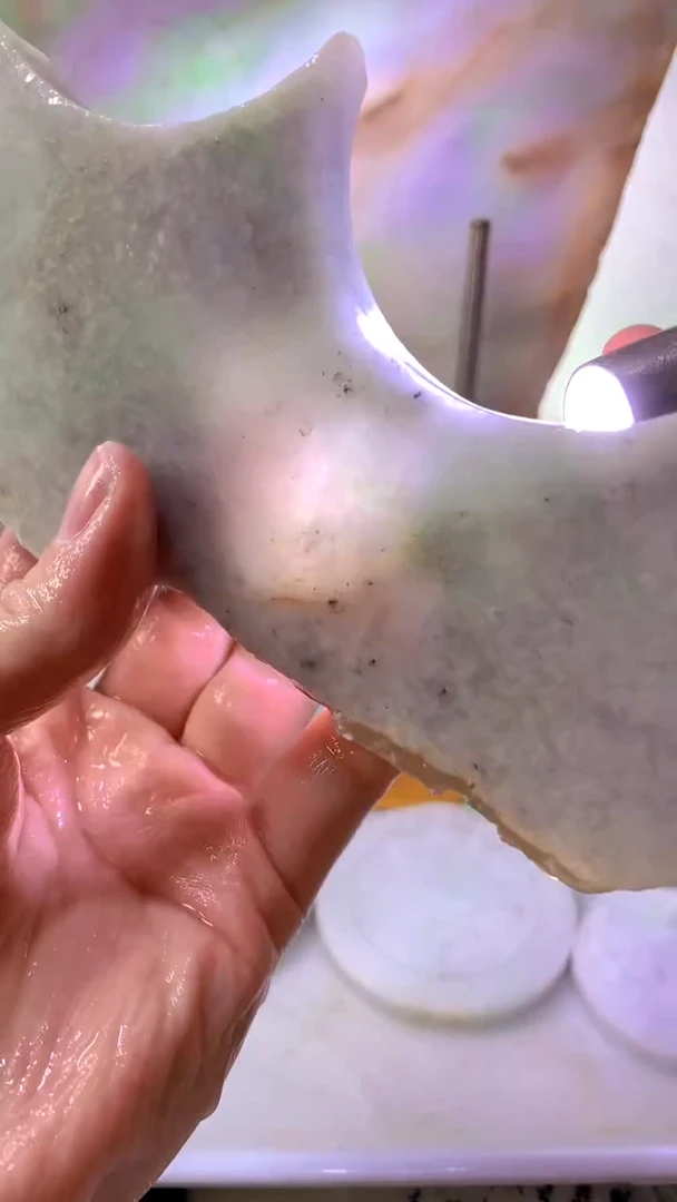 翡翠裸石翡翠散珠裸石天然缅甸翡翠A货438