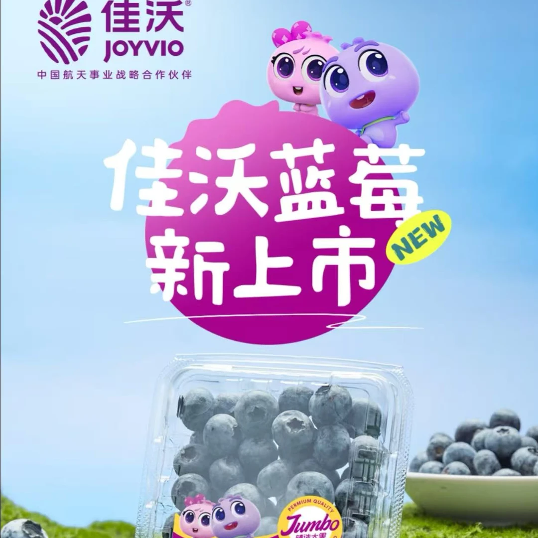 亏本新号joyvio/佳沃蓝梅单盒125g12mm云南蓝莓1云南省