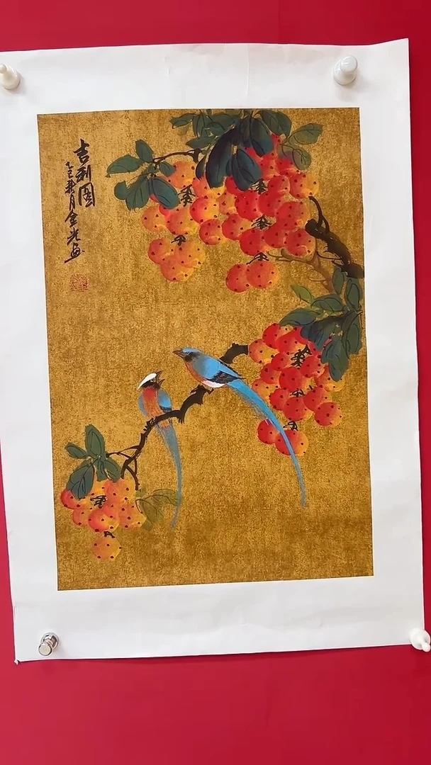 国画杨金光/花鸟/宣纸/国画