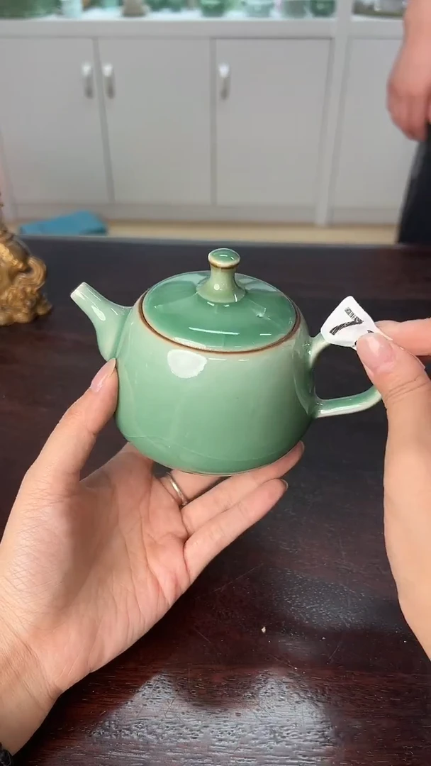 龙泉云间青瓷小米茶器