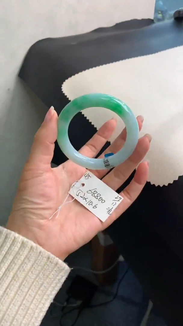 未镶嵌手镯翡翠翡翠手镯#45  圈口52