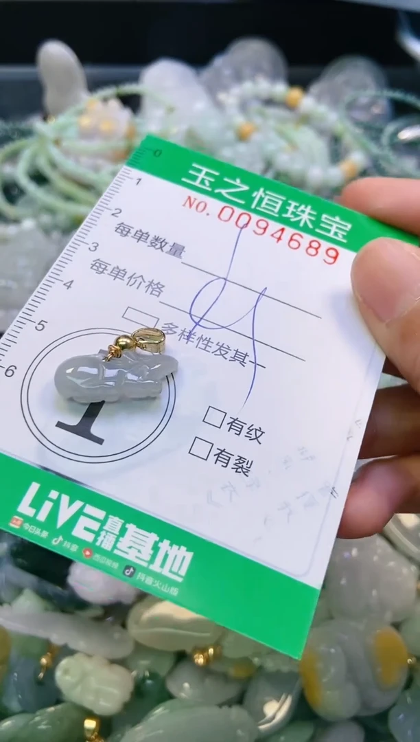 翡翠未镶嵌颈饰闪购0094689