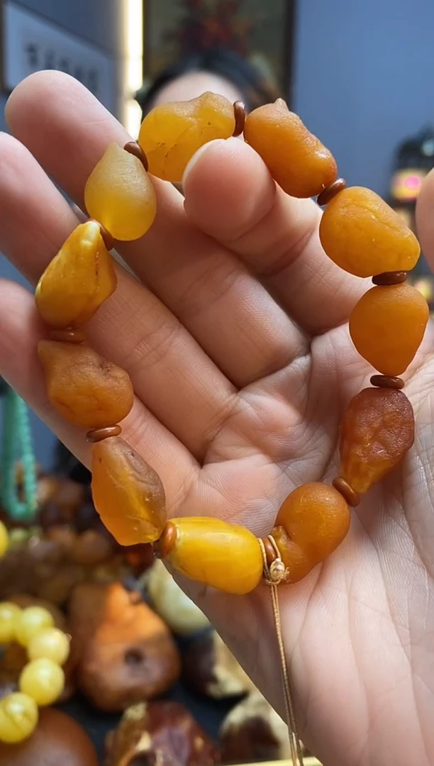 手串琥珀未镶嵌手串