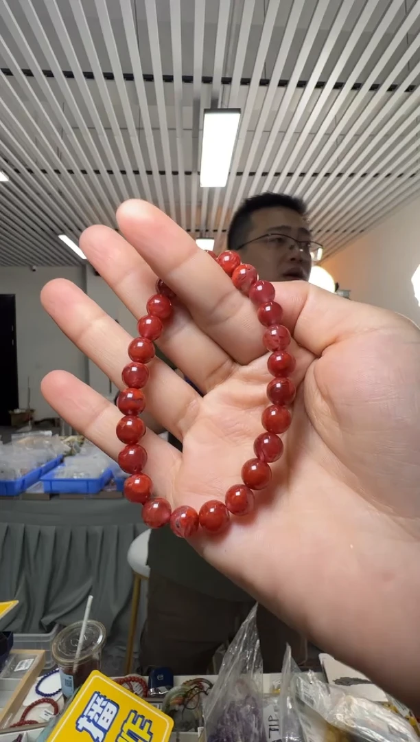 手串未镶嵌南红玛瑙南红玛瑙圆珠约7-8mm手串