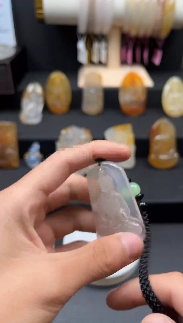 未镶嵌颈饰玛瑙/玉髓天然珠宝 一物一证
