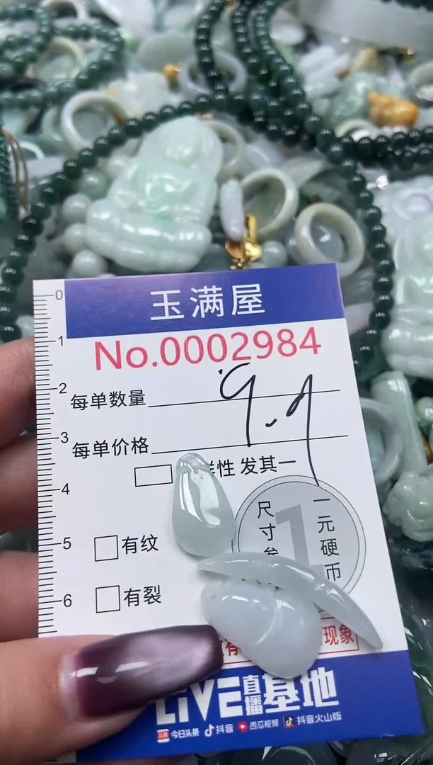 颈饰未镶嵌翡翠2984