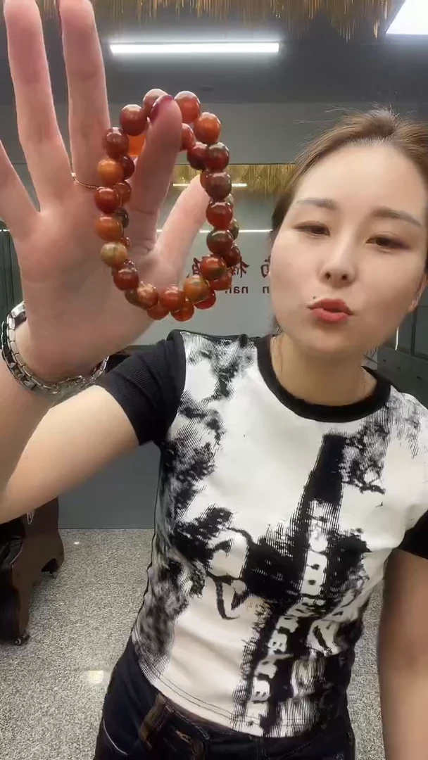 未镶嵌手串玛瑙/玉髓圆珠卡10手串多样性发货一件