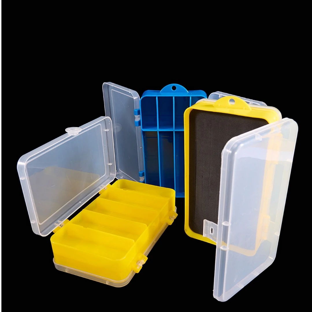 双面路亚盒多功能钓鱼配件收纳盒便携假饵收纳装备