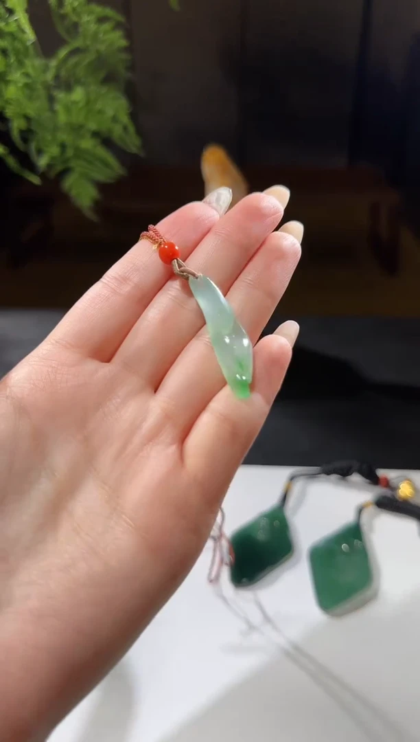 翡翠未镶嵌颈饰【鑫鑫】