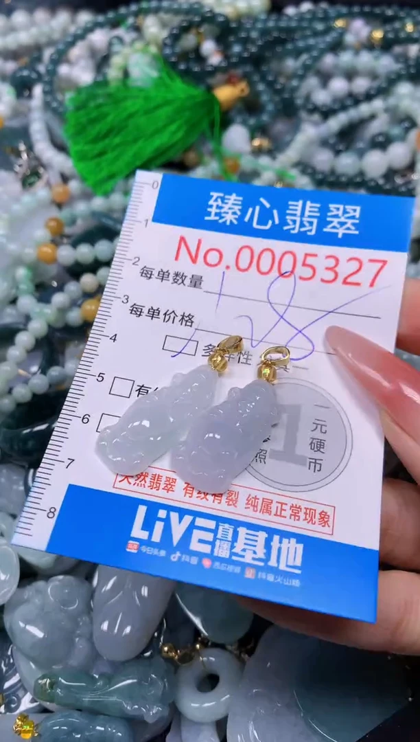 【闪购商品】翡翠颈饰未镶嵌含绳0005327