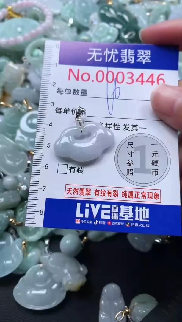 颈饰未镶嵌翡翠3446