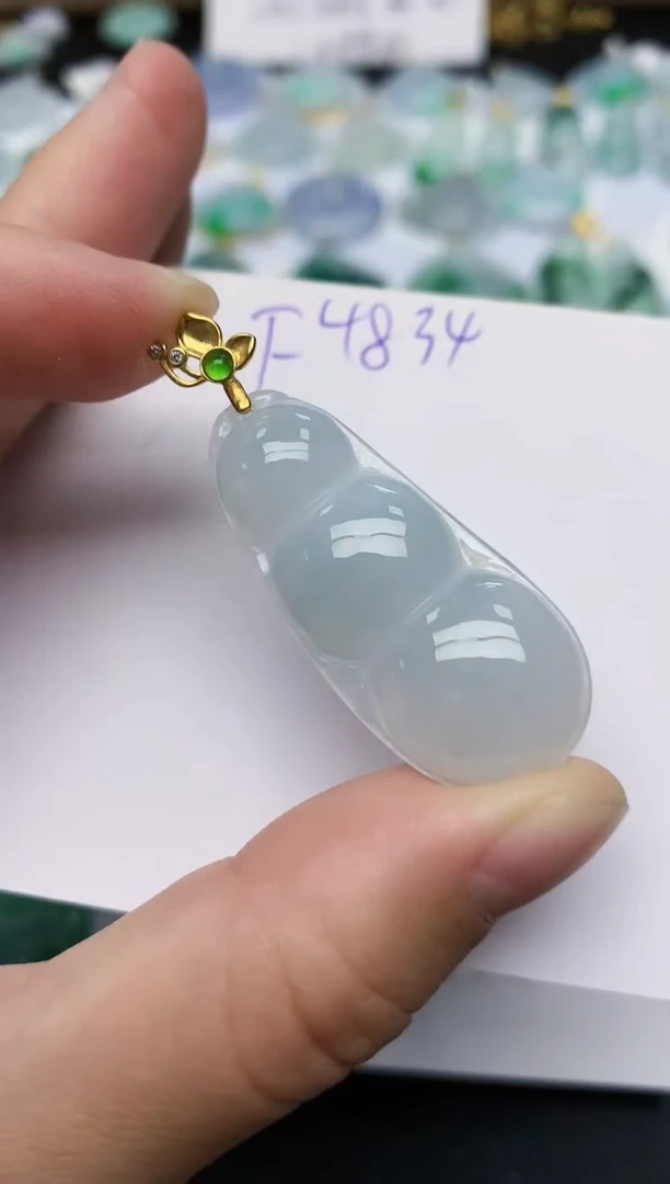 颈饰未镶嵌翡翠 天然缅甸A货翡翠百元以上9元证书费自理