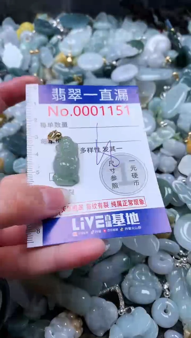 【闪购商品】翡翠吊坠(不含链)未镶嵌1151