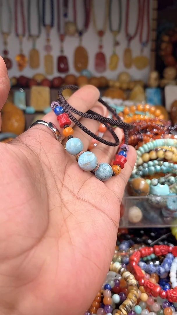 未镶嵌针钠钙石手链进一物一拍 169457