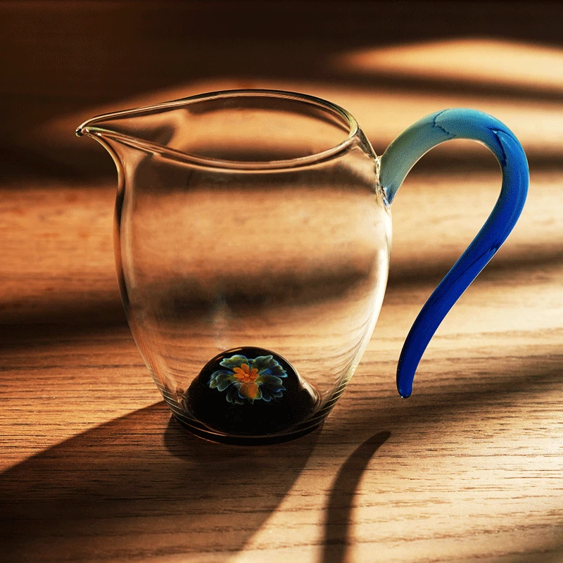 禾器菡韵·怡然茶海分茶高硼硅玻璃公道杯耐高温建议容量：280ml