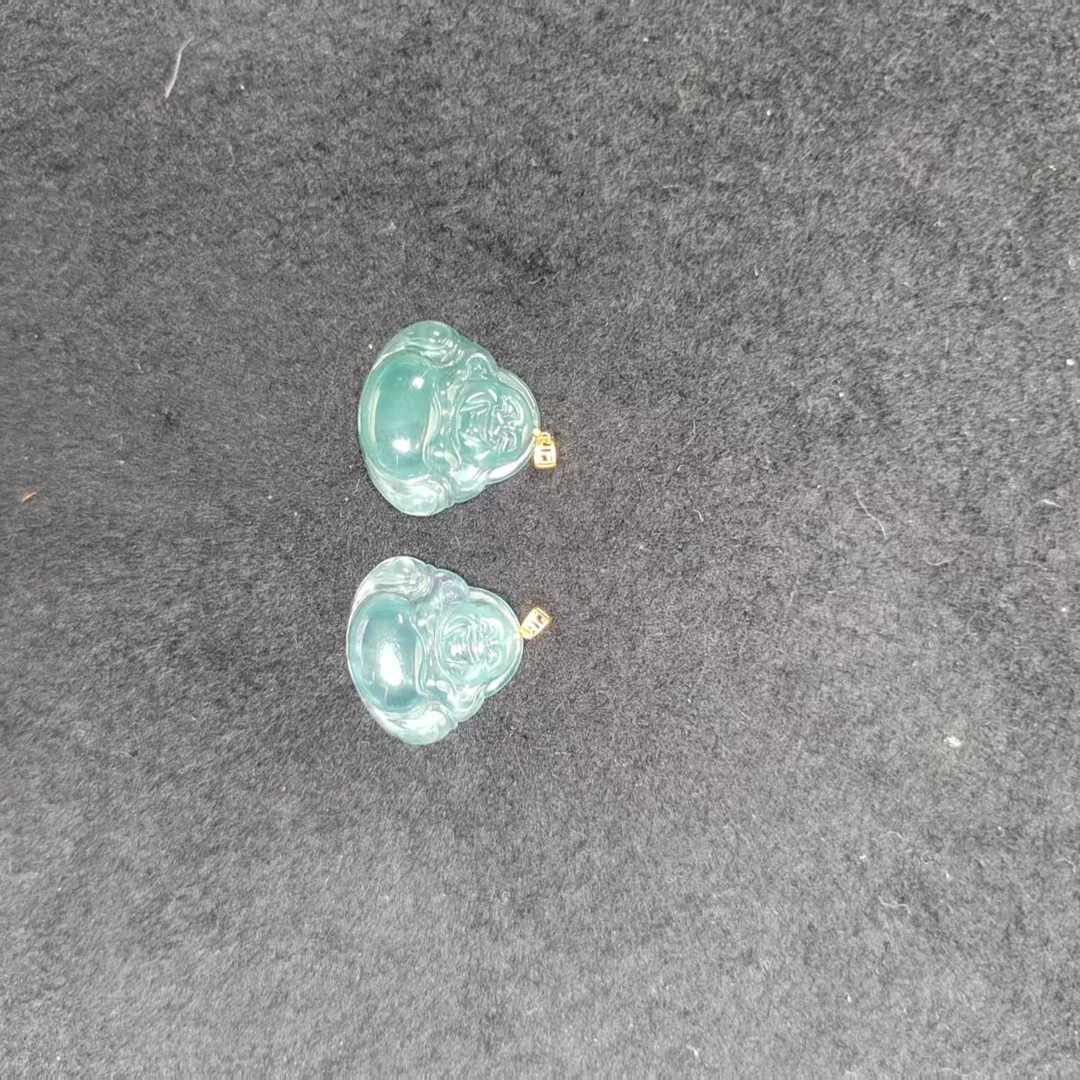 【玉经纶】72301/Q102-天然A货翡翠佛公-多样性发其一