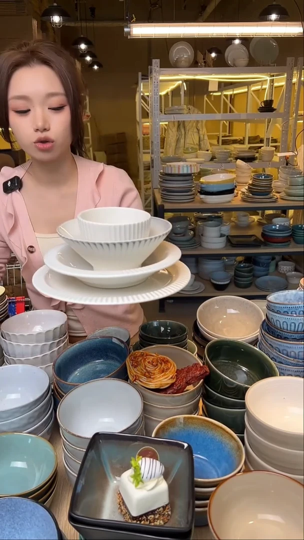 瓷138【瑕疵】外贸尾货窑变釉下彩