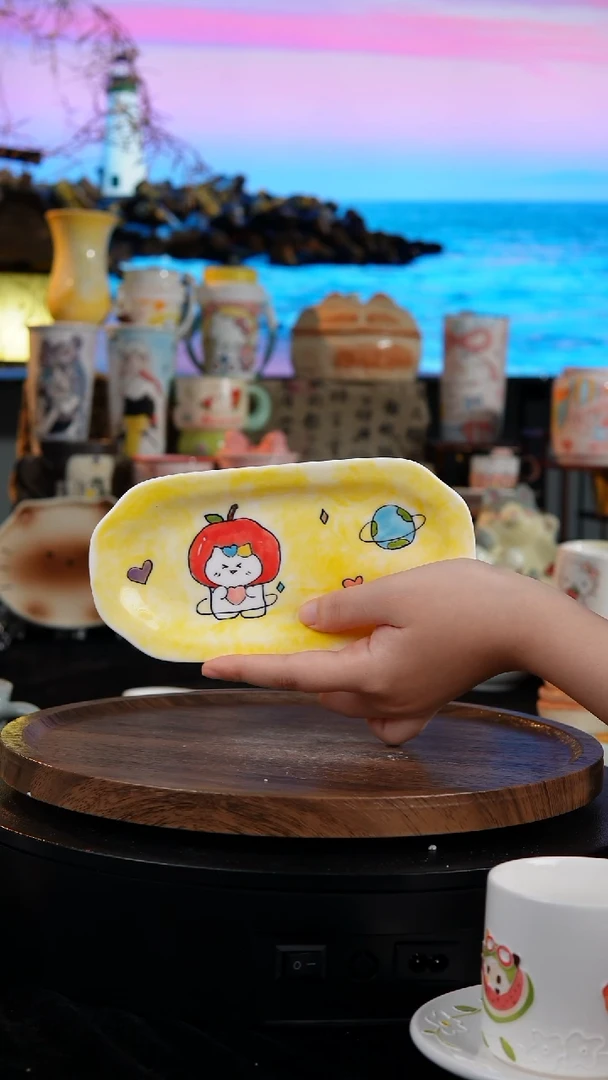 陶瓷便携款景德镇手工手绘陶瓷13