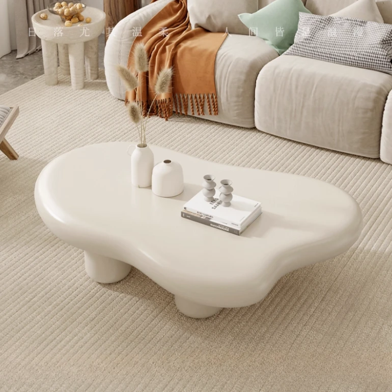 网红家具云朵小茶几奶油装修百搭现代设计款高级感小户型客厅家用