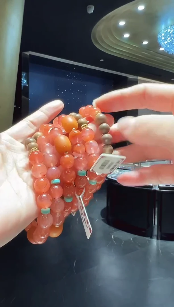 【闪购商品】南红玛瑙手链未镶嵌29】多样性发其一