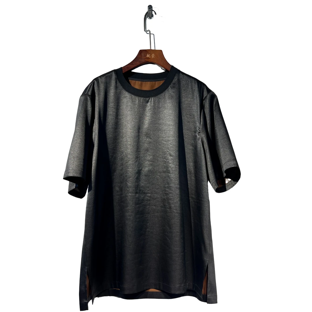 【踏歌行舟】小重锻圆领中性T恤