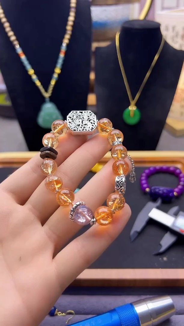 银S925镶嵌颈饰水晶S557