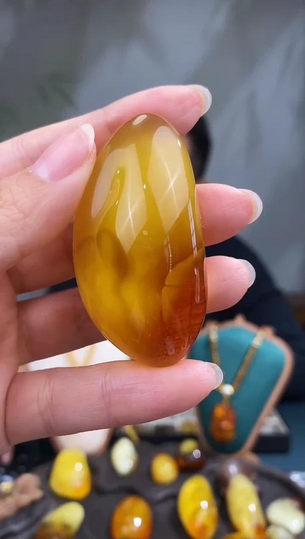 裸石琥珀未镶嵌 基地发货 一物一证 顺丰包邮