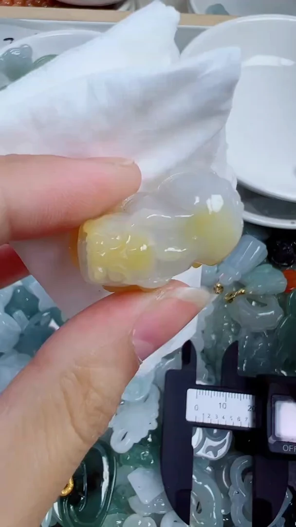散珠翡翠362号链接，A货翡翠