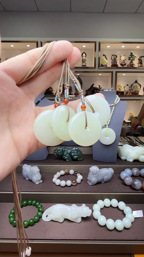 和田玉未镶嵌挂件多样性发货1