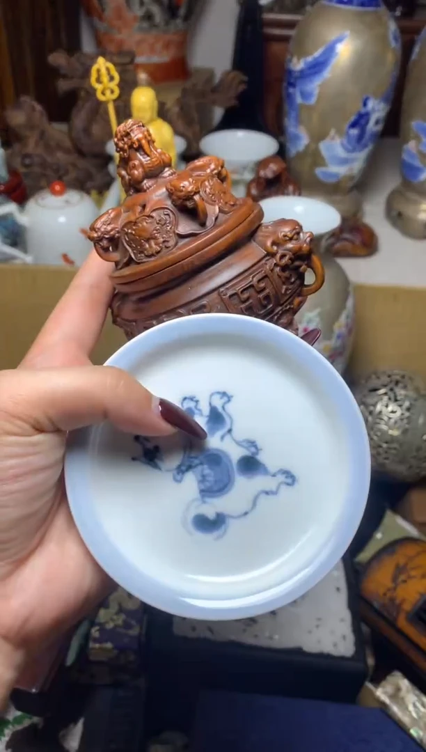 紫砂盖碗瓷器默认微瑕瓷器