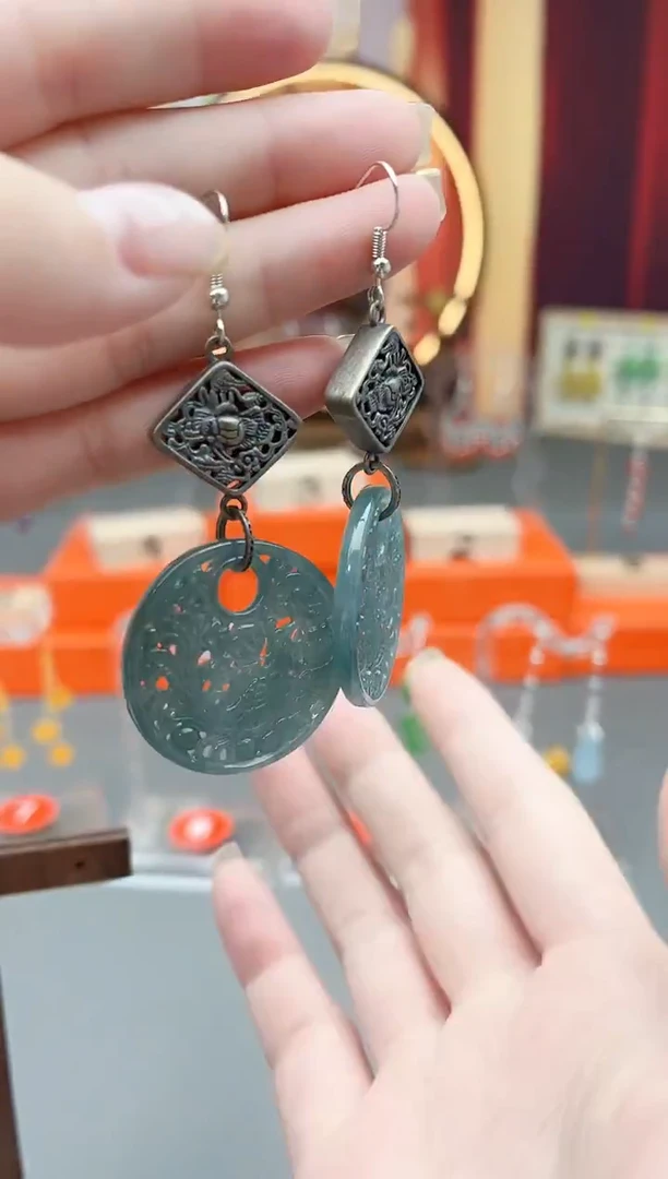 未镶嵌翡翠耳饰333333