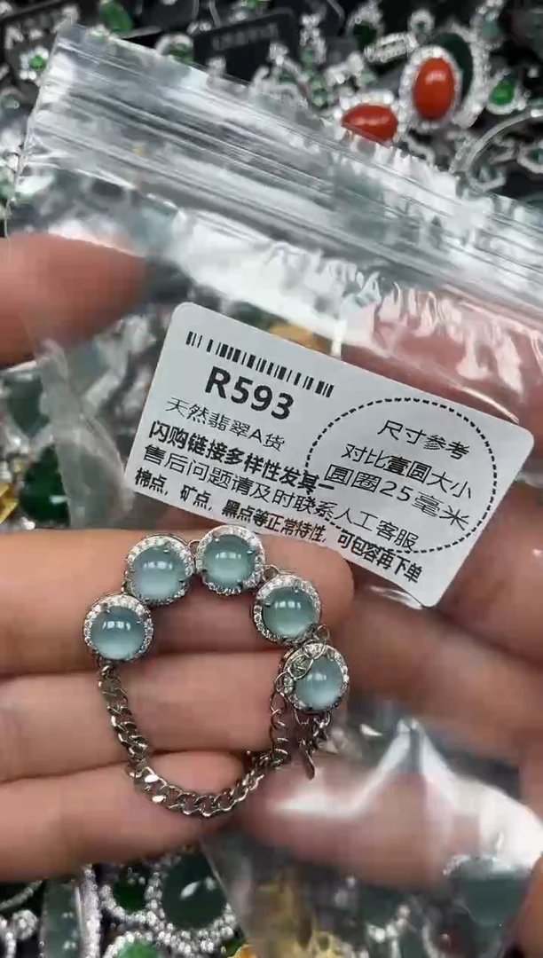 颈饰未镶嵌翡翠R593手链