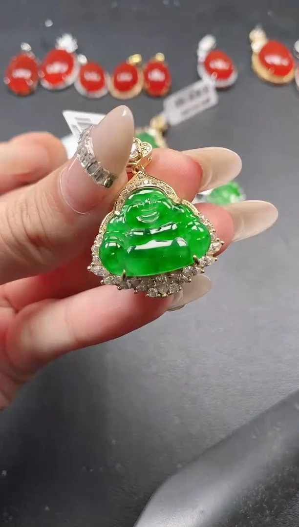 银S925镶嵌戒指翡翠51511