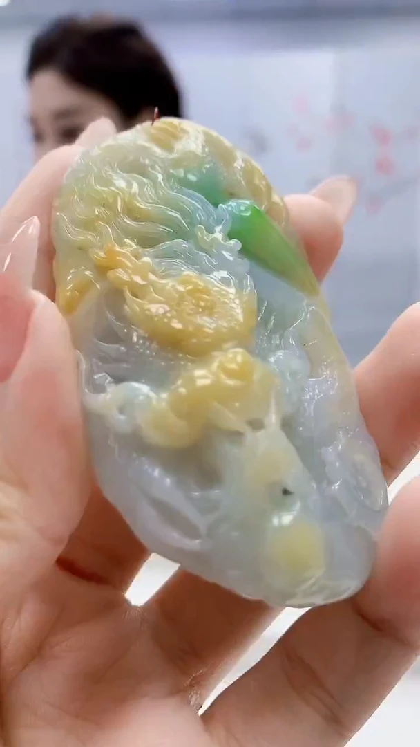 未镶嵌定制翡翠4829ty-毛货挂件162