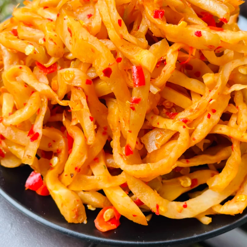 湖南澧县本地腌大兜菜萝卜清脆爽口嘎嘣脆