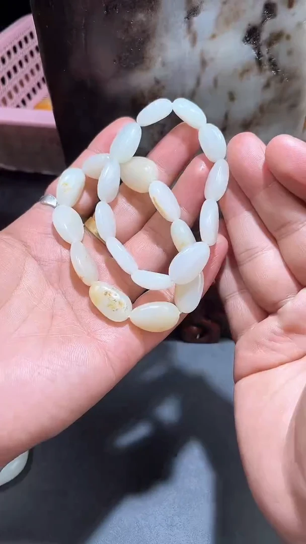 【闪购商品】和田玉（子料）手串未镶嵌YL-LL-2.4-92多样性发货
