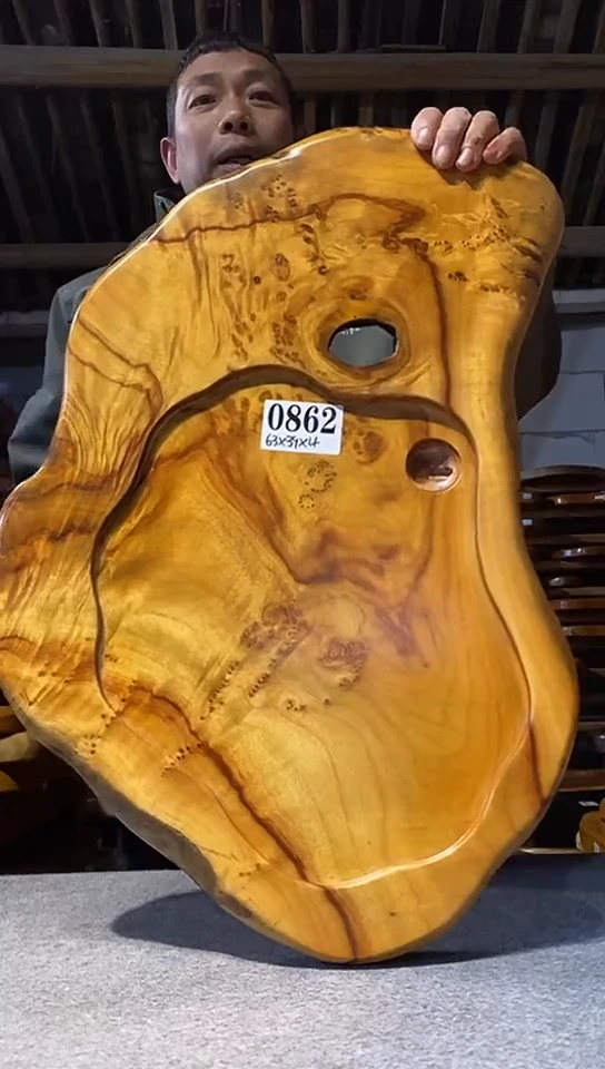 【闪购商品】实木茶盘 一物一拍（不含配件）