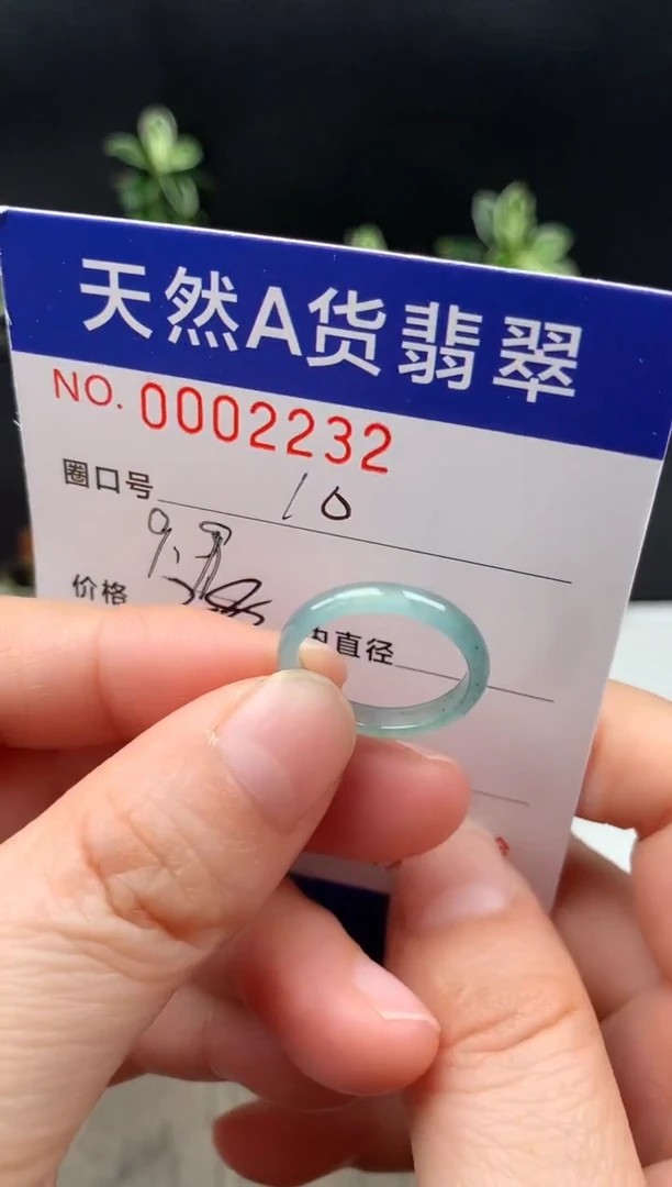 未镶嵌戒指翡翠10#