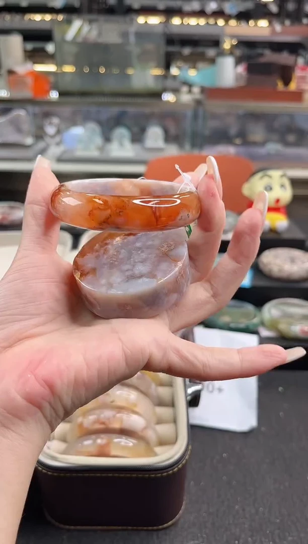 未镶嵌手镯石英质玉56圈口 （赠品镯心）346243