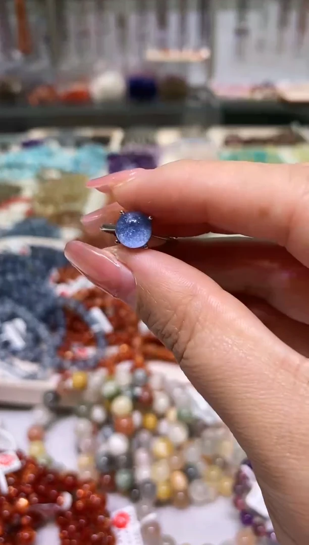 未镶嵌戒指水晶多样性发其一