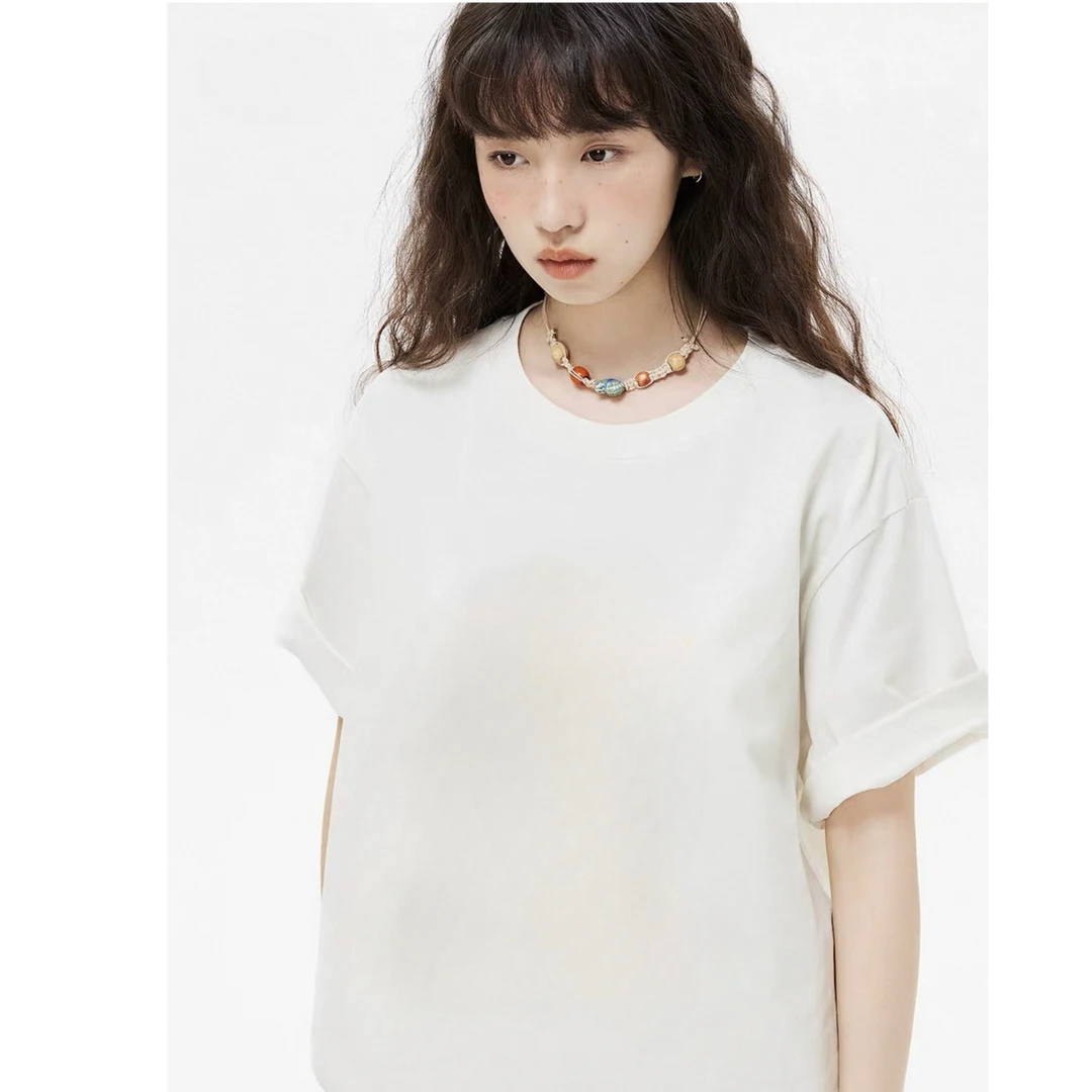 【常不火粉丝专享】女款短袖春夏宽松透气纯棉体恤#2503