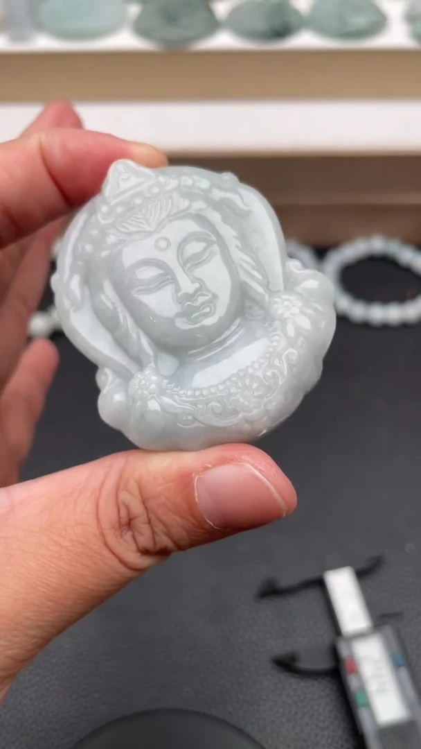 颈饰未镶嵌翡翠天然缅甸翡翠A货482