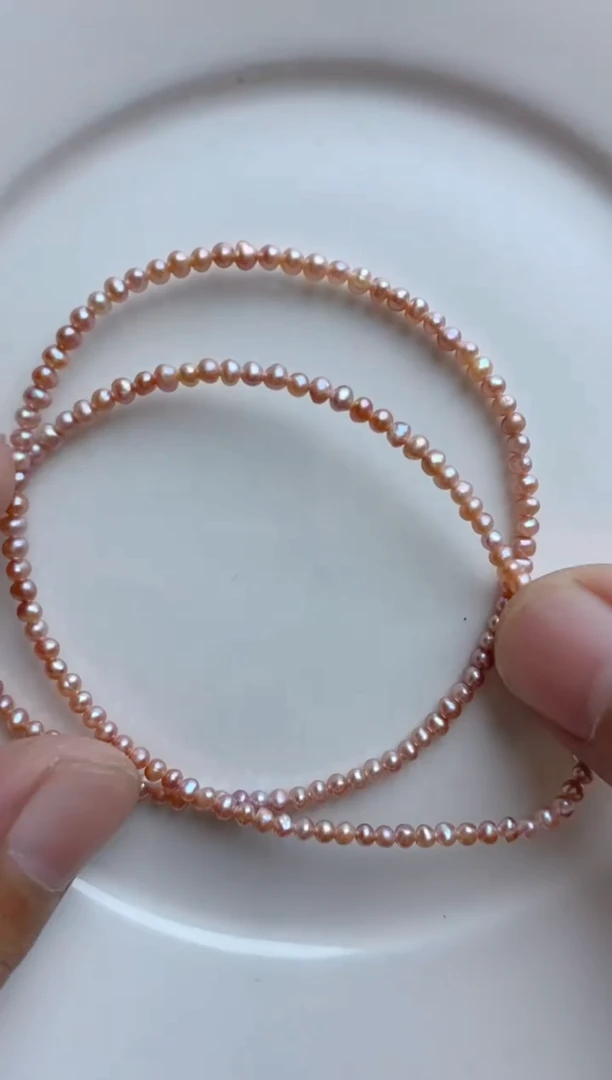 淡水珍珠未镶嵌颈饰2124