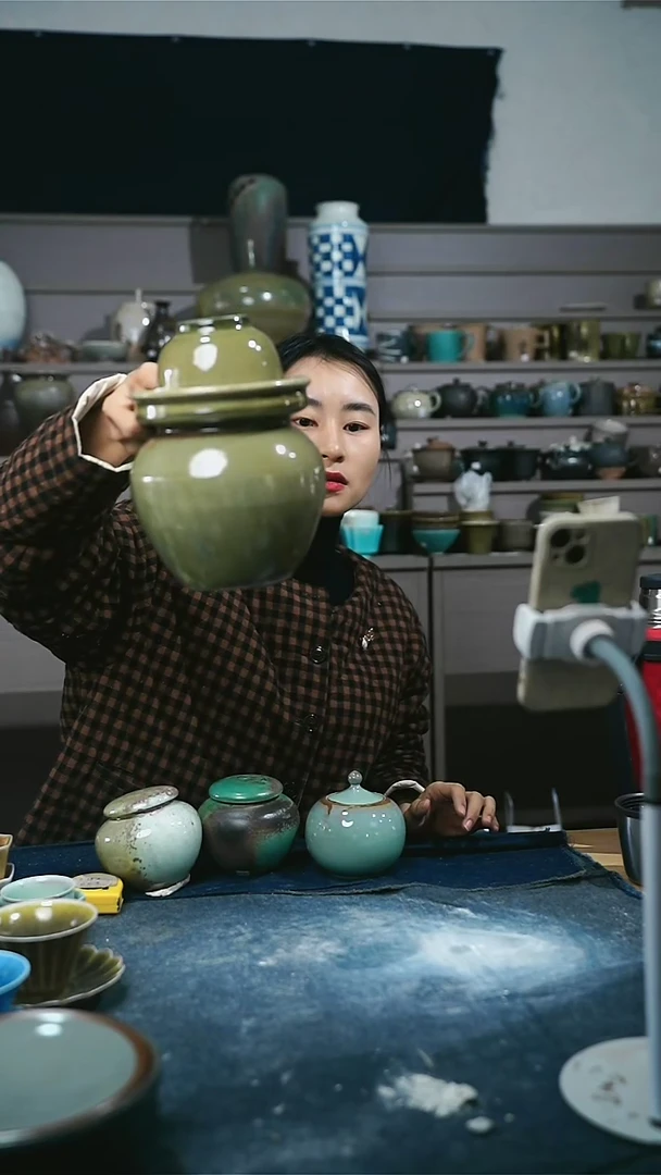 【闪购商品】碗浪鬼家釉绘柴烧