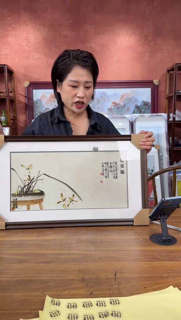 吴义松陶盟手工手绘陶瓷编码：4353