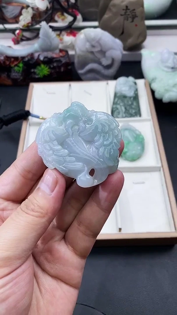 吊坠(不含链)未镶嵌翡翠缅甸翡翠