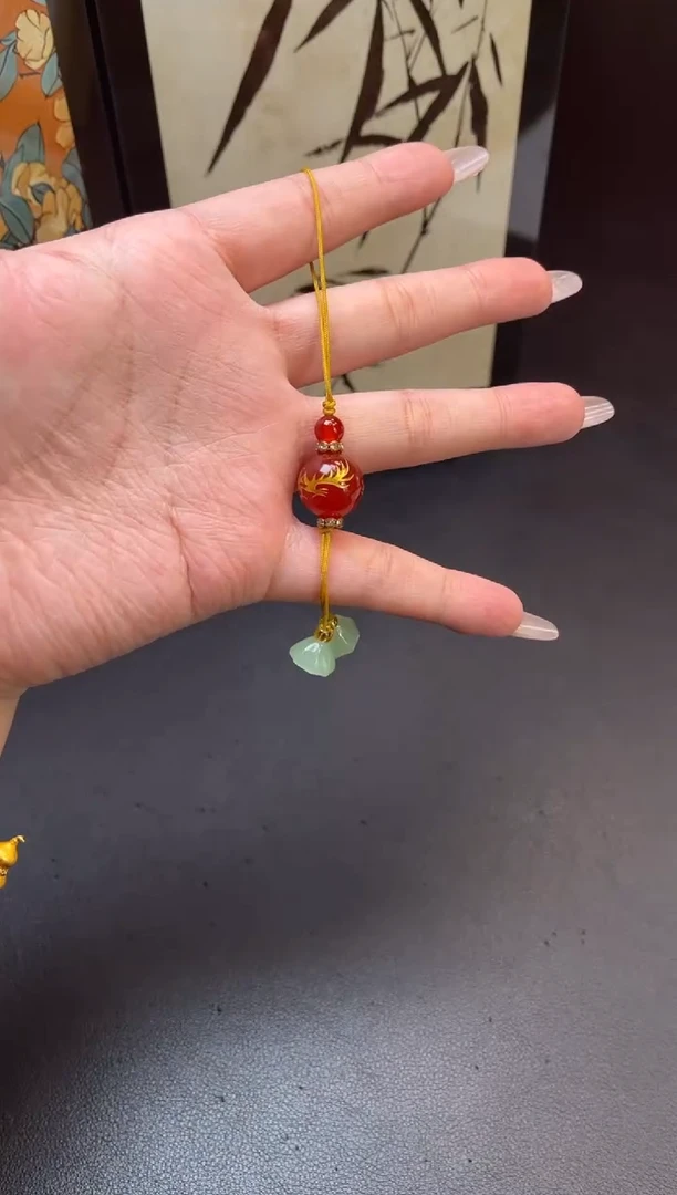 未镶嵌车挂玛瑙/玉髓挂件FL25100505多样性发一