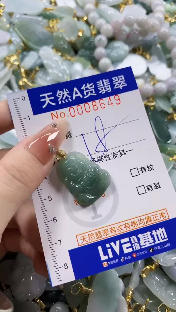 颈饰未镶嵌翡翠天然A货翡翠