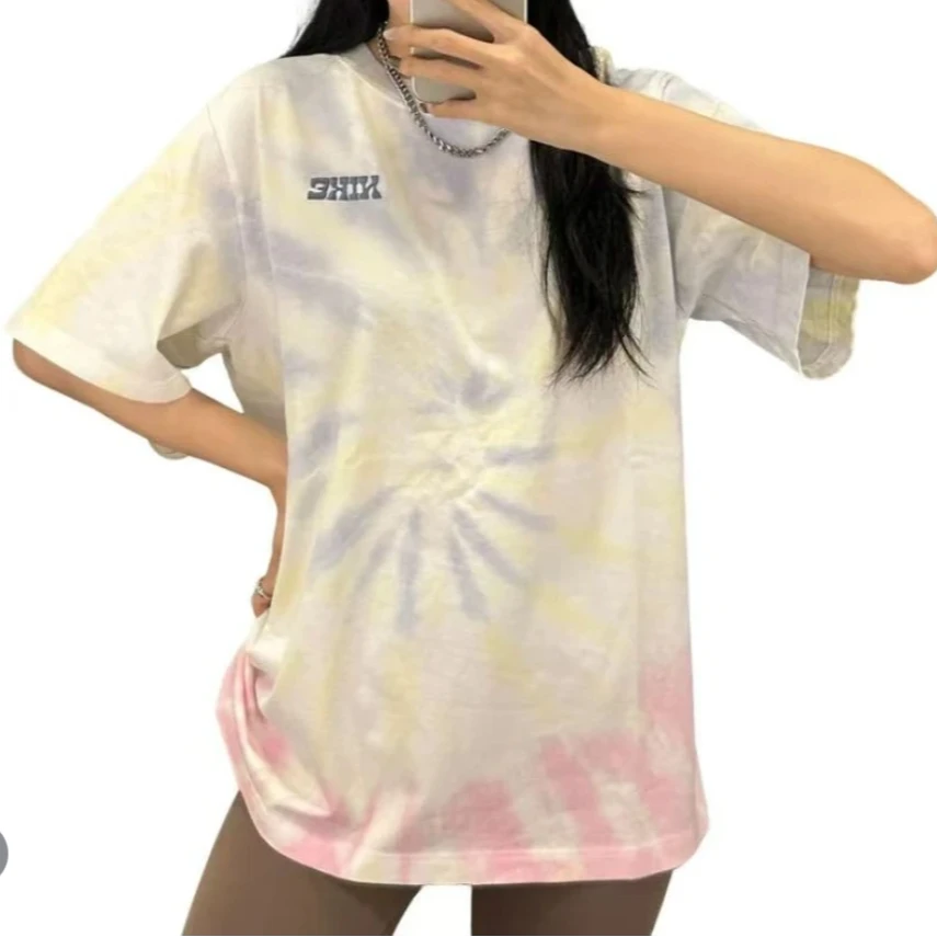 【劲浪体育】耐克夏季扎染渐变时尚运动休闲短袖T恤 IF0612-100