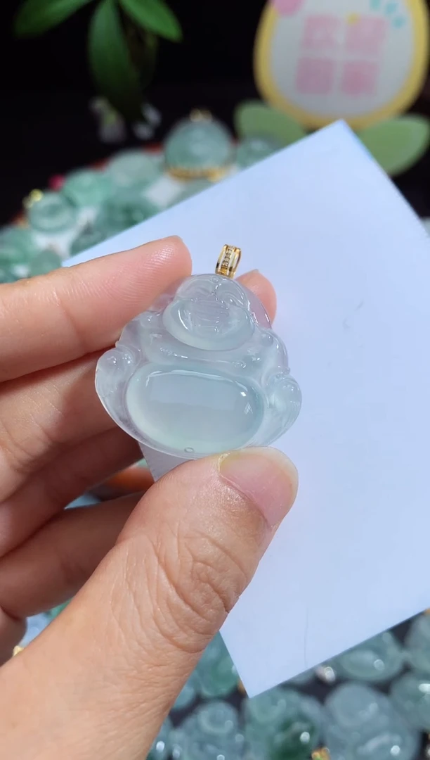 颈饰未镶嵌翡翠佛公